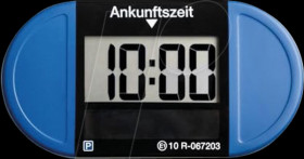 8019 KFZ - Electric parking disk PARK LITE, solar, blue