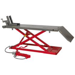 Sealey MC680A Motorcycle Lift 680kg Capacity Heavy-Duty Air/Hydraulic
