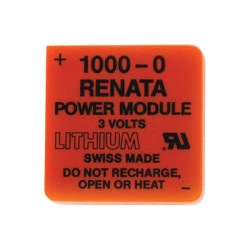 Renata 1000-0 Powermodul Battery Lithium 3V 950mAh for Harsh Environments