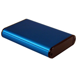 Hammond 1455B1002BU Aluminium Enclosure Slimline 100x71.7x19mm Blue
