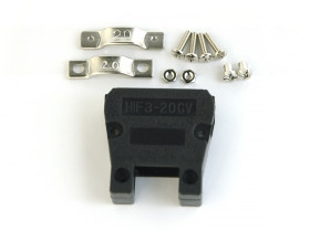 Osłona tylna Hirose do użytku z: Gniazdo zagniatane