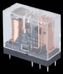 G2R-1-E 12DC Printrelais - 1x NO/NC, 16 A, 12V DC