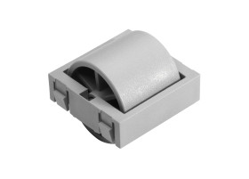 Rolka transportowa śr: 24mm dł: 33.3mm Stal powlekana cynkiem RS PRO