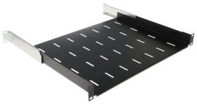Regulowana półka do szafy RACK 19cali E-RSA19-1U-350B