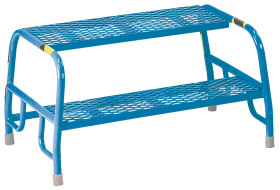 Schodki przenośne 2-stopniowe Stal wysokość 0.4m RS PRO
