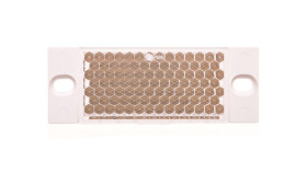 Odbłyśnik Prostokątny 56X28mm Pmma/Abs Pl30a 1002314