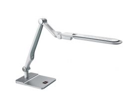 Biurkowa Lampka LED - 10W - srebrna