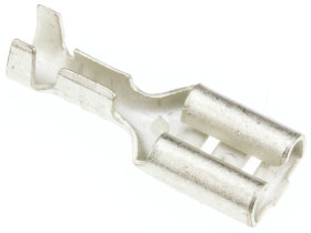 Konektor płaski Żeński 4.8 x 0.8mm Izolacja: Nieizolowane Cyna