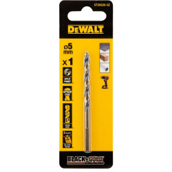 Wiertło Ø: 5mm HSS 135° DeWALT Wiertło kręte