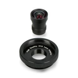 Obiektyw M12 3,9mm z adapterem dla kamery Raspberry Pi HQ - ArduCam LN053