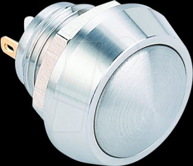 GQ12B-10JS Pushbutton,Ø 17,5/12 mm, 2A-36 VDC, stainless steel