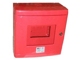 Rozdzielnica przeciwpożarowa natynkowa pusta 8 modułów IP55 98PPNT