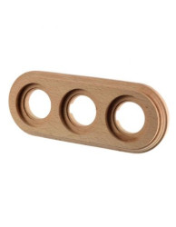 DREWNIANA RAMKA TRZYKROTNA NATYNK NATURAL 2WOODFNT03N