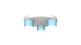 Lampa Sufitowa Dixie Blue/White 3Xgx53 Mlp7551 Milagro