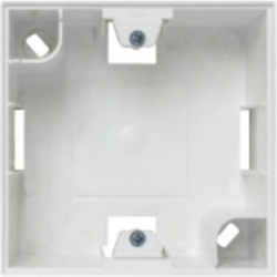 KOS66 Puszka natynkowa pojedyncza z wkrętami biała 660491