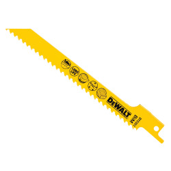 DEWALT DT2351-QZ Sabre Blade Fine Fast Cuts &amp; Curve Cutting in Wood 152mm Pk 5