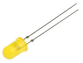 LED, THT, Żółty, 2-Pin, 3 V, 60 °, Vishay