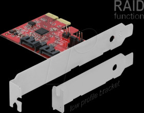 90406 2-port SATA PCI Express card with RAID 1