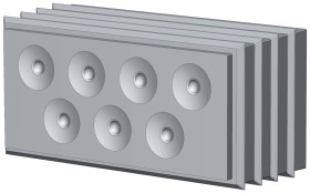 CONTA-CLIP KDS-DES 7X6,5 GR Element uszczelniający termoplastyczny elastomer szary 1 szt.