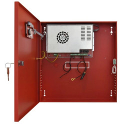 Zasilacz do systemów przeciwpożarowych PPOŻ 385x402x88mm EN54C-10A17LCD 27,6V/10A/2x17Ah/LCD