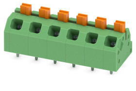 Klucz polaryzacyjny 6 -pinowe raster 5mm Przewlekany Męski Phoenix Contact