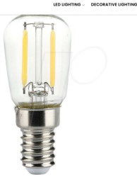 214444 LED lamp E14, 2 W, 200 lm, 3000 K, filament