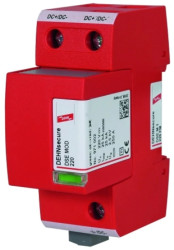 Ogranicznik przepięć do ochrony zasilania DC Typ T1 1P 25kA 1,5kV 60V DC DEHNsecure M 60 FM 971126