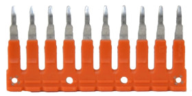 Mostek grzebieniowy MRK i OPK 1,5mm2 pomarańczowy 10 polowy, T0-1923-1060104