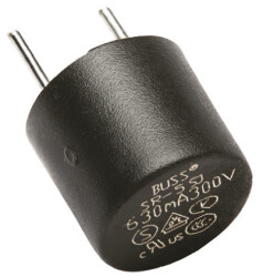 Bezpiecznik nienastawialny 2.5 ACPromieniowe 250 V ac Eaton T 35 A