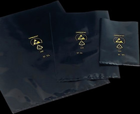 03-0103-10810 Conductive PE flat bag, 200 x 250 mm, 100 pieces