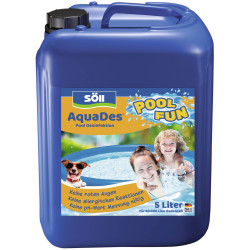 S&#xF6;ll 80464 AquaDes 5L Pool Water Disinfectant: Low-Chlorine Safe Allergy-Free