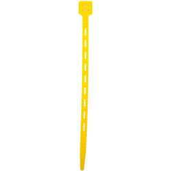 Shurtape 287653 Duck Max Strength&#x2122; Reusable Tie Straps Yellow 14in (Pack 2)