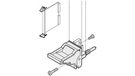 Uchwyt Plastik nVent SCHROFF Czarny
