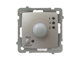 KARO Czujnik ruchu 230V IP-20 zaciski gwintowe srebrny perłowy ŁP-16S/m/43 OSPEL