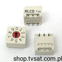 DRD10SE 1-1825007-0 Rotary DIP Switch SMD ALCOSW 800