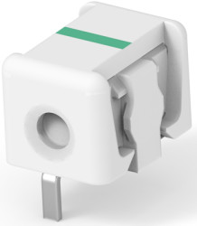 Connector, 1 pole, pitch 0.16 mm, straight, natural, 2-2106489-1