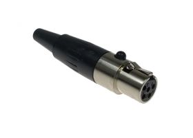 Wtyk żeński typu MINI XLR 5-PIN na kabel