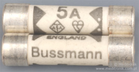 Bezpiecznik topikowy do wtyczki angielskiej 5A