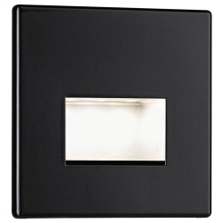 Paulmann 93094 Wand EBL Edge Recessed LED Wall Light Black Matt