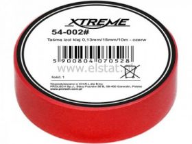 Taśma izolacyjna 0.13/15mm/10m; czerwona; XTREME