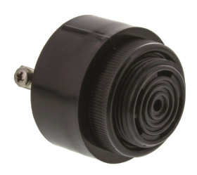 Brzęczyk średnica 42.5mm, sygnał impulsowy wolny 85dB RS PRO