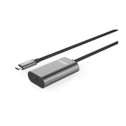 Kabel USB 3.1 Wt.USB-C/Gn.USB-C 5m aktywny, UNITEK U305A przedłużacz WZMACNIACZ