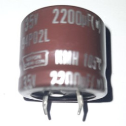 Kondensator elektrolityczny 2200uF 35V 25x42 mm 105' KMH NIPPON cena netto
