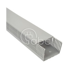 Korytko kablowe cienkogrzebieniowe T1-EF, 120x80x2000 mm, szare, B01131