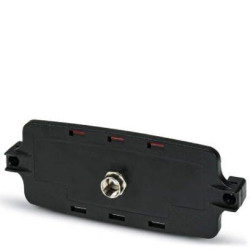 Phoenix Contact ECS-P-122X169-S-UV1-1M12 2230009 (D x S x W) 62 x 163 x 30 mm PC czarny 5 szt.