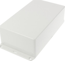 ABS enclosure, (L x W x H) 191 x 110 x 61 mm, light gray (RAL 7035), IP54, 1591EFLGY