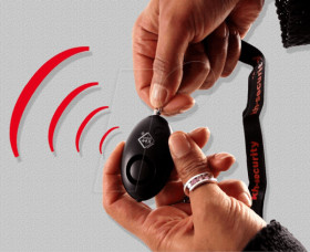 100103 Key alarm, kh-security, including LED (black)