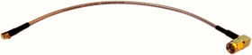 Pigtail MMCX - SMA/m (30 cm) kątowy