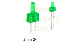 LED - 2mm green Lighthouse (RS 588-695) - RS