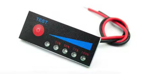 WSKAŹNIK NAŁADOWANIA AKUMULATORÓW 12V 3S 9,5-12,4V (MIER-49008)